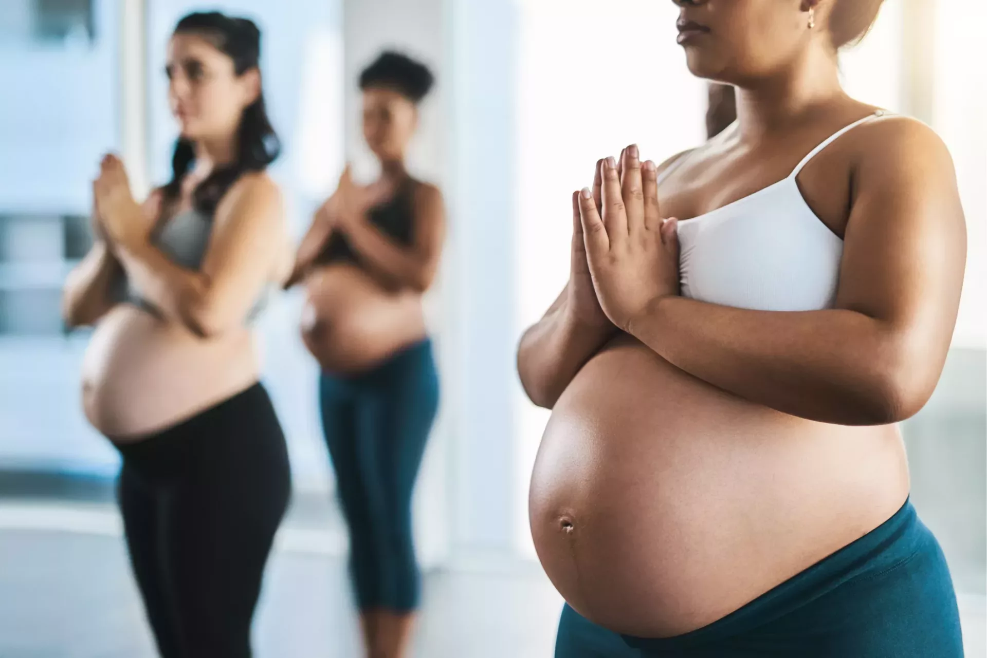 Yoga, um neues Leben zu nähren