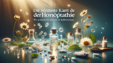 Die sanfte Kraft der Homöopathie: Wie sie funktioniert und was sie bewirken kann