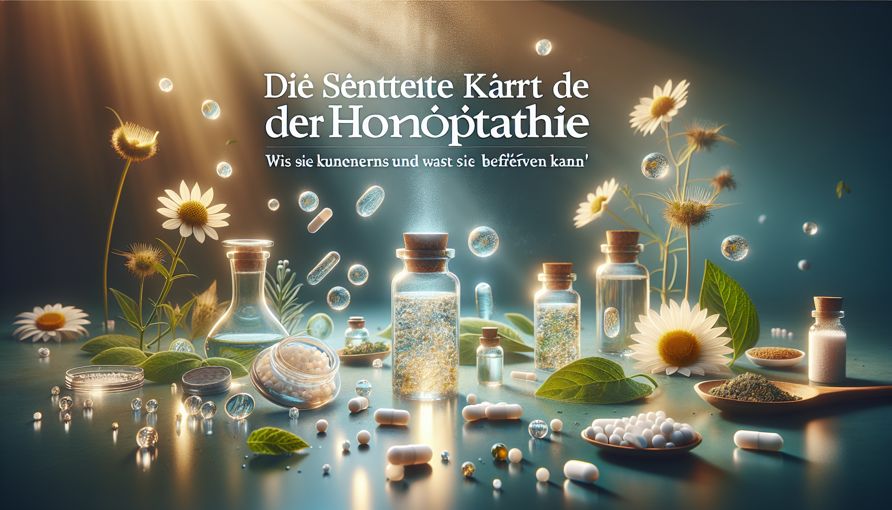 Die sanfte Kraft der Homöopathie: Wie sie funktioniert und was sie bewirken kann