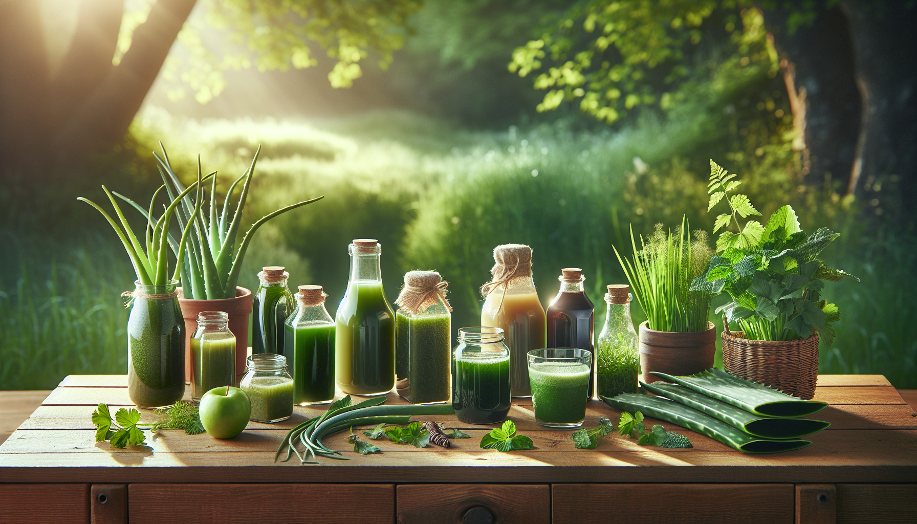 Grüne Apotheke: Die heilende Kraft von Pflanzensäften