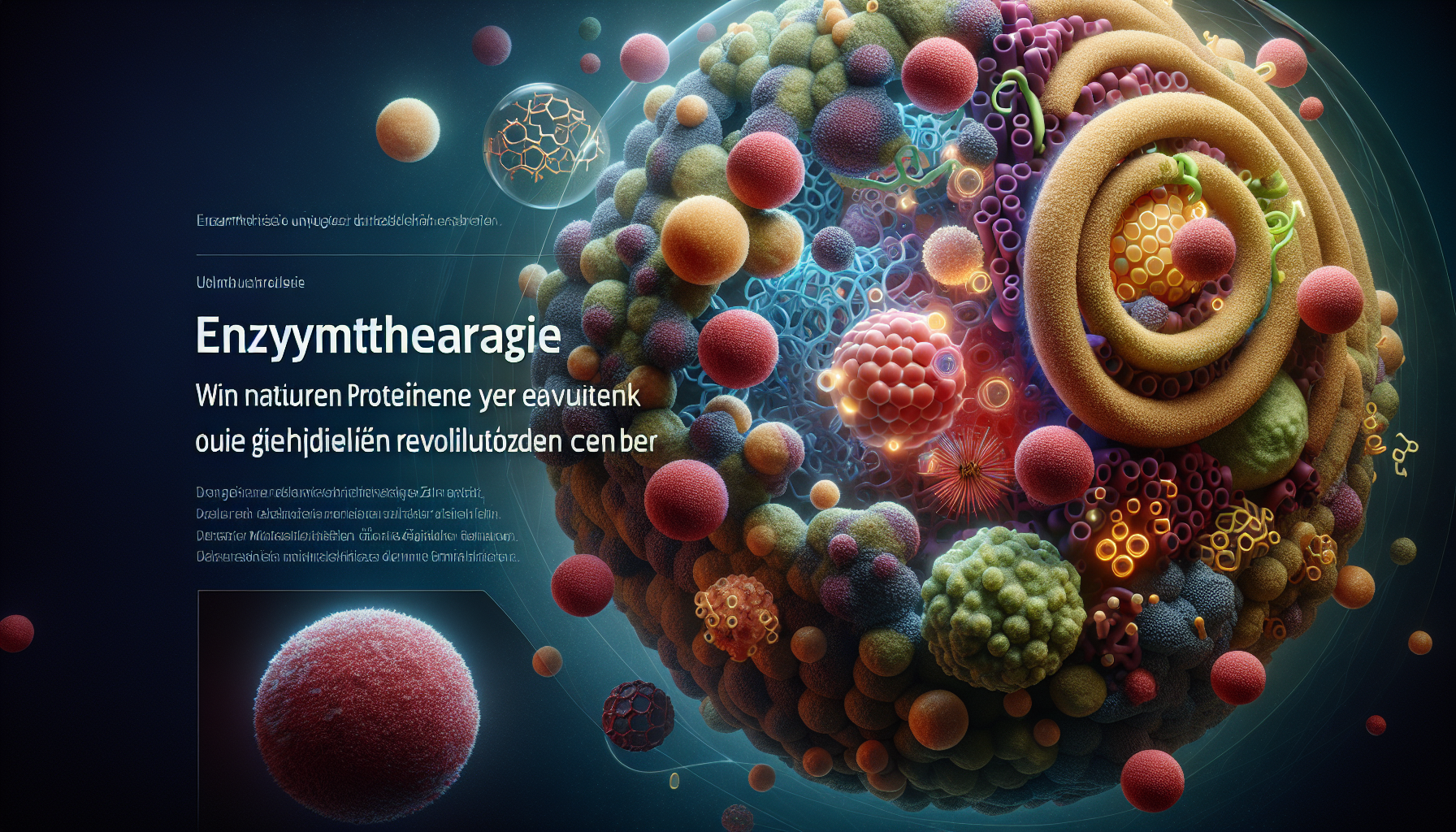 Enzymtherapie Ungeklärt: Wie Natürliche Proteine Ihre Gesundheit Revolutionieren Können