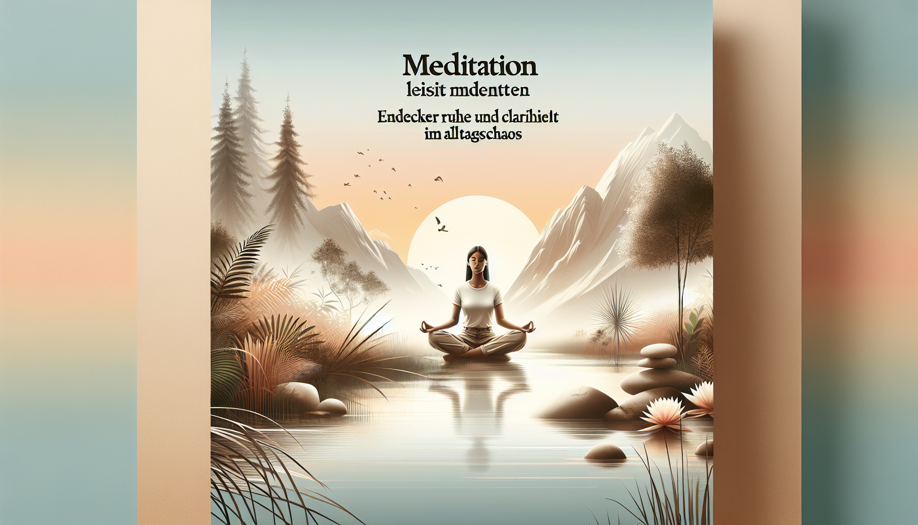 Meditation leicht gemacht: Entdecke Ruhe und Klarheit im Alltagschaos