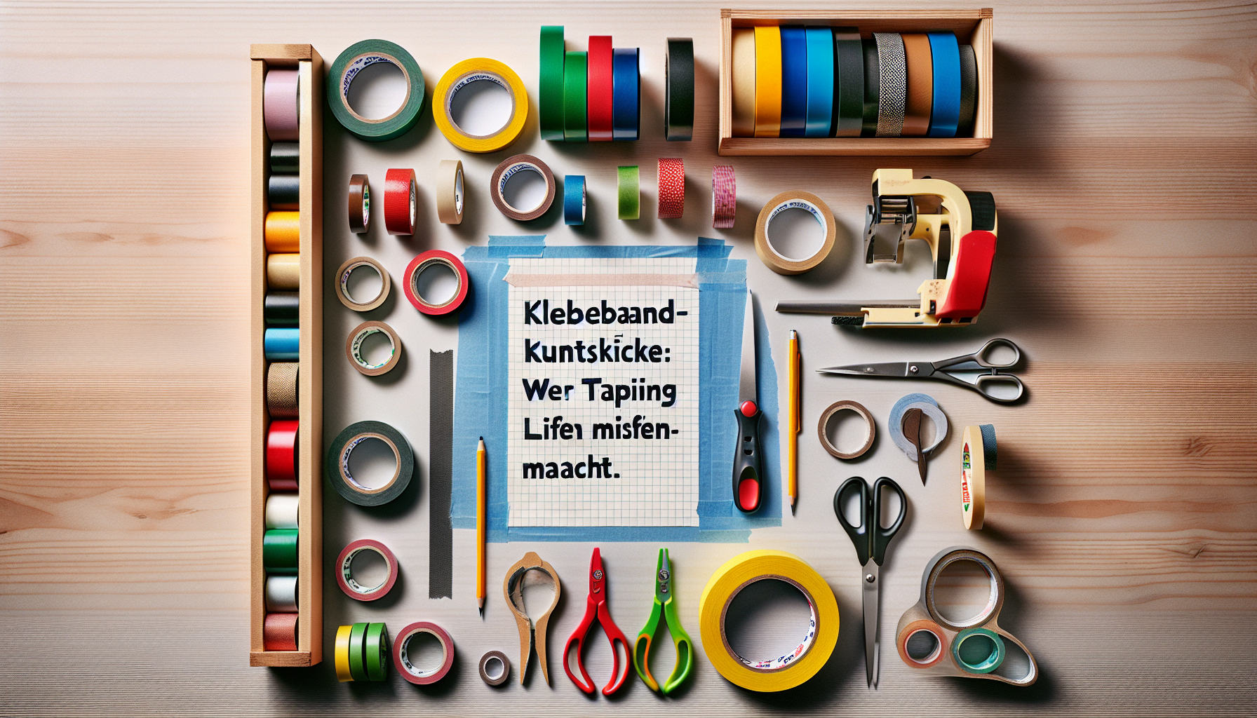 Klebeband-Kunststücke: Wie Taping Dein Leben Einfacher Macht