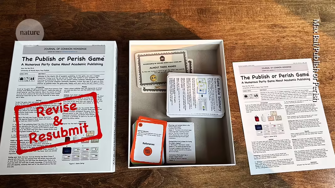 Veröffentlichen oder Untergehen: 'Publish or Perish' als Kartenspiel - nicht nur ein akademisches Lebensmotto